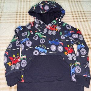 Little Sleepies Monster Truck Play Hoodies size 6